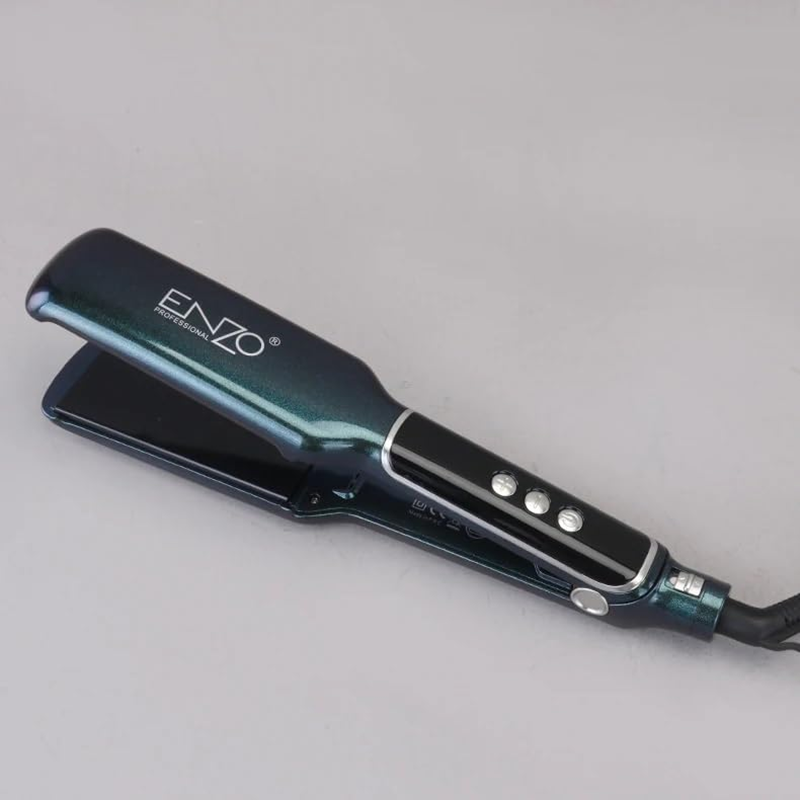 Enzo EN-3983 Peacock Blue Titanium Ceramic Hair Straightener