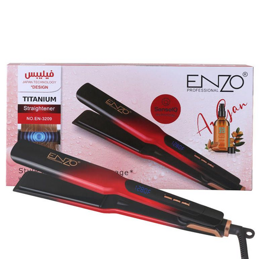 ENZO EN-3209 Professional Hair Straightener – Keratin Oil Nourishing Formula