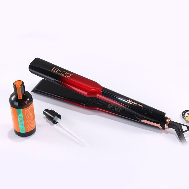 ENZO EN-3209 Professional Hair Straightener – Keratin Oil Nourishing Formula