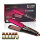 ENZOEN-2412 Titanium Hair Straightener + 5 Free Bottles of Essence
