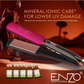 ENZOEN-2412 Titanium Hair Straightener + 5 Free Bottles of Essence