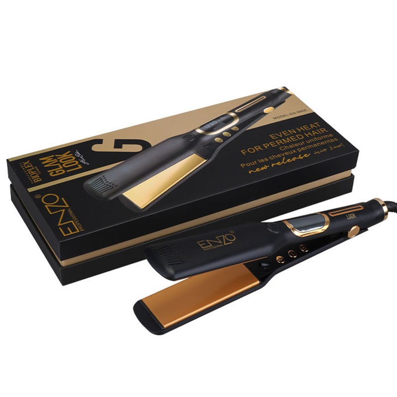 ENZO EN-9908 Professional Ceramic Titanium Protein Keratin Hair Straightener