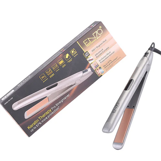 EnzoEN-3329 600W Titanium Silver Hair Straightener