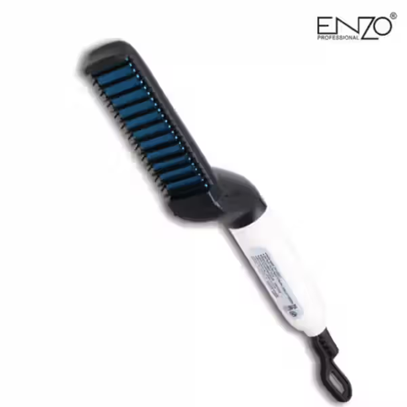 ENZO EN-5010 Men's Ionic Hair Clipper Comb, Premium Heated Beard Straightening Comb