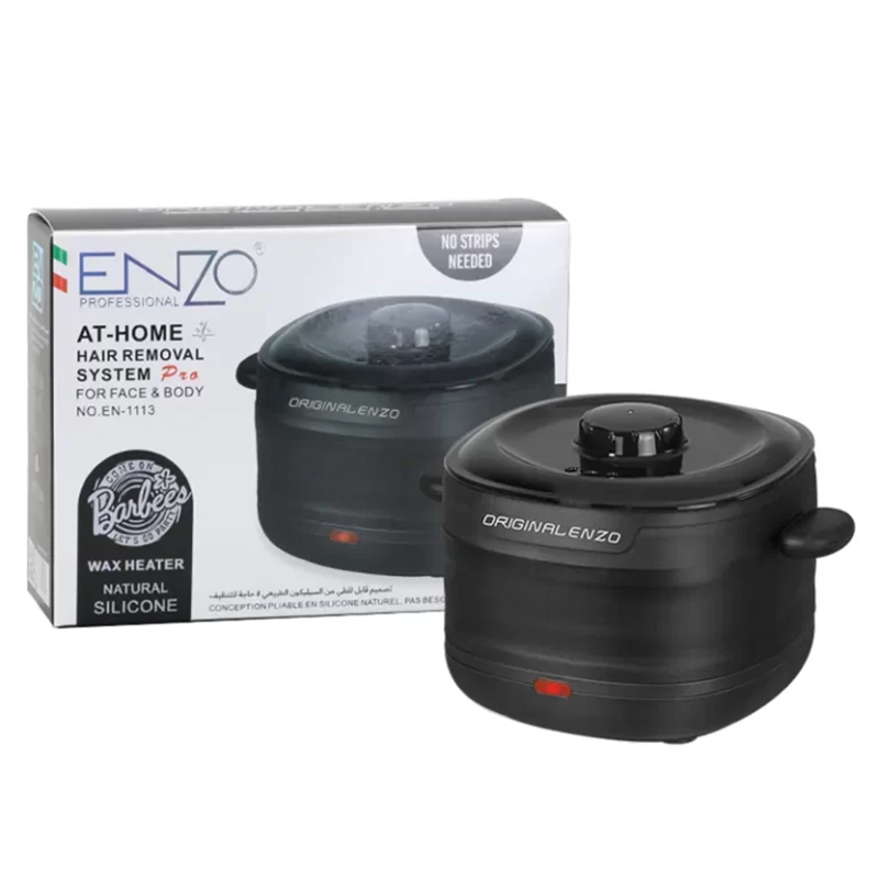 ENZO EN-1113 Hot wax heater, hair removal wax melting pot, silicone folding wax machine.