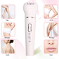 Enzo EN-0104, 5-in-1 Electric Facial Cleansing Brush, Sonic Vibration Exfoliator, Hair Removal Device, Facial Massager