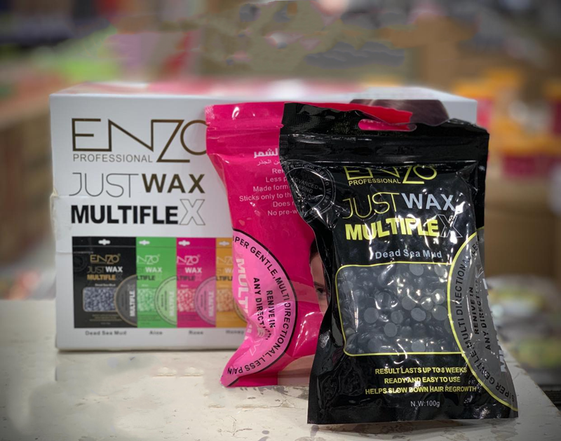 One box of ENZO EN-6971 professional hair removal wax beads [12 sachets]