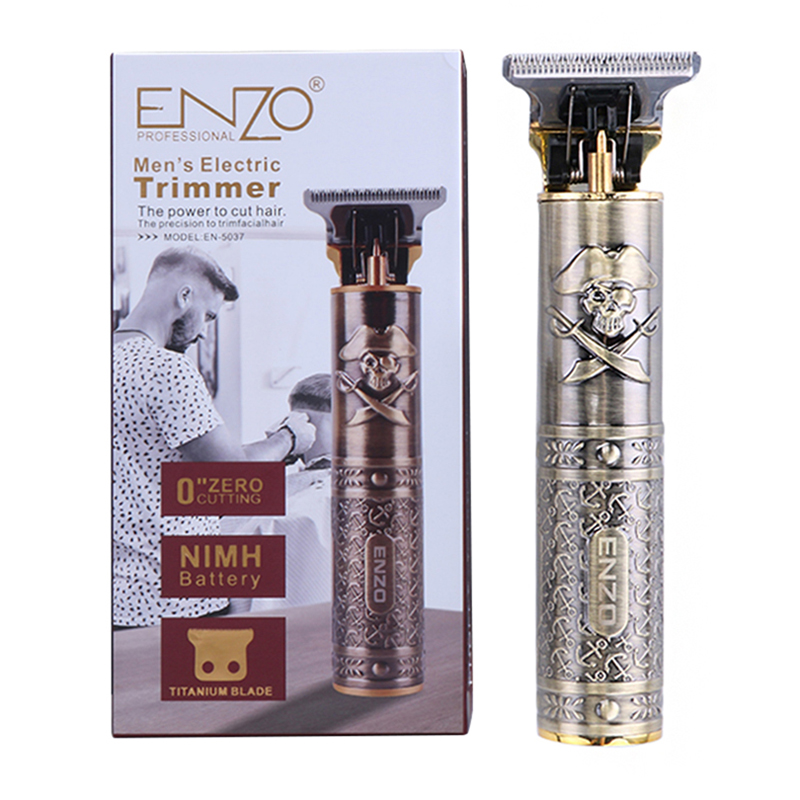 ENZOEN-5037 Metal Engraved Design Professional Electric Beard and Hair Trimmer for Men