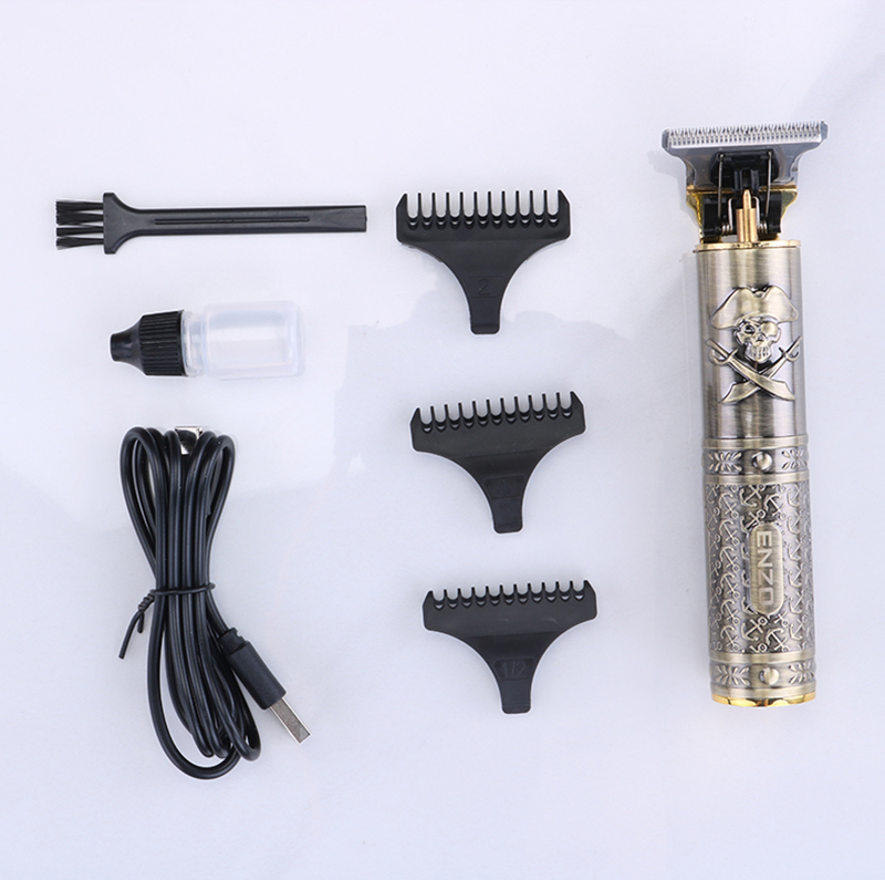ENZOEN-5037 Metal Engraved Design Professional Electric Beard and Hair Trimmer for Men