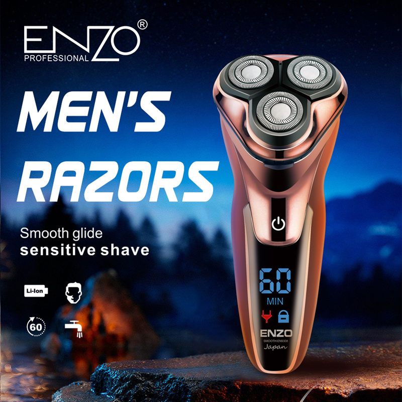 ENZOEN 9308 Electric Shaver Grooming Kit (Gold)
