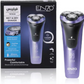 ENZO EN-9306 Men's Rechargeable Three-Blade Shaver