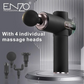 The Enzo EN-4803 sports massage gun features deep impact technology and smart charging.