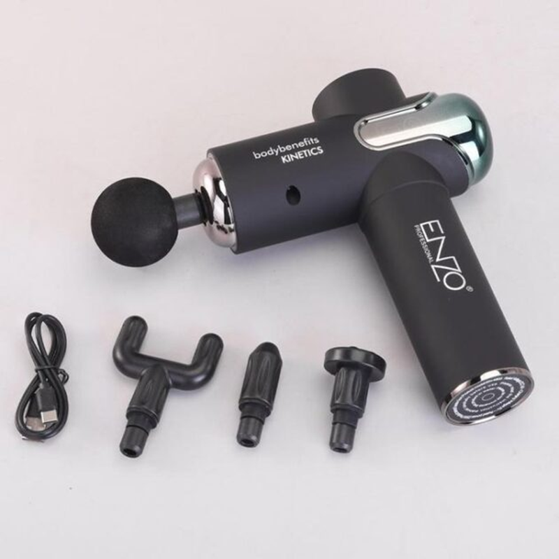 The Enzo EN-4803 sports massage gun features deep impact technology and smart charging.