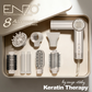ENZOEN-6208 Folding Hair Dryer Comb Set - 1500W Professional Hot Air Styling Tool