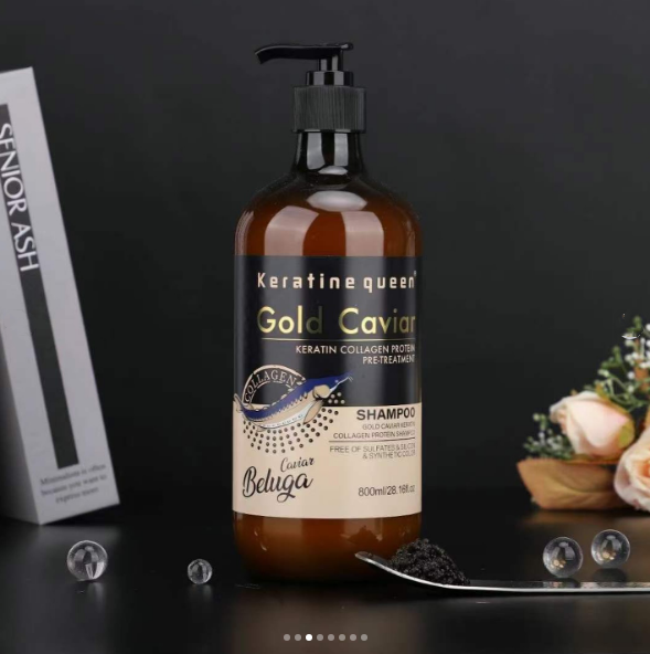 Goldfish Roe Keratin Organic Vegan Oil Natural Shampoo, 800ml