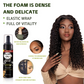 Foaming Curl Mousse for Frizz Control Styling Mousse with Coconut Oil Foaming Wax, 258g