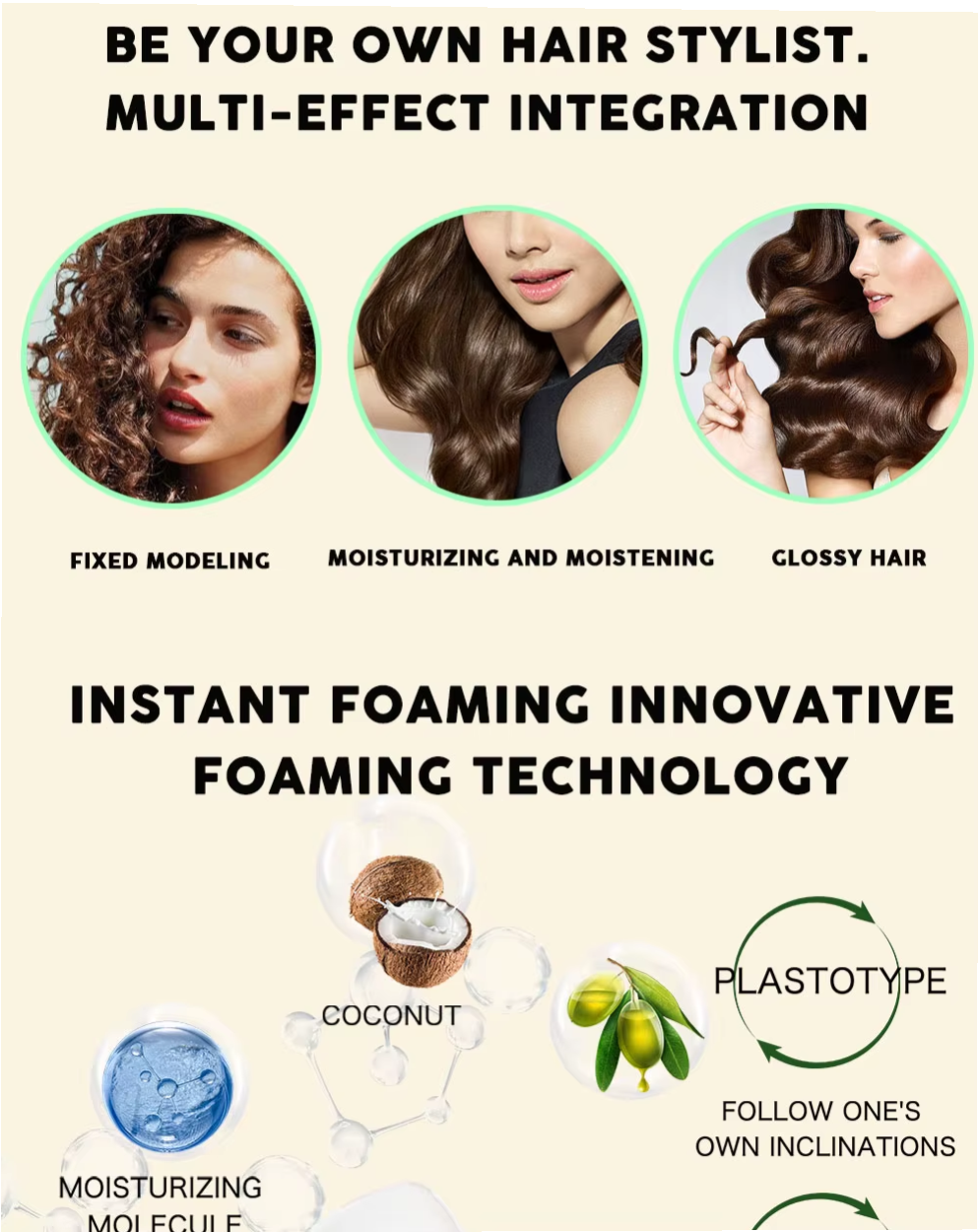 Coconut Oil-Based Curl Cream 220ml
