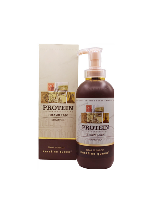 Keratin shampoo, containing keratin and vitamin B5, moisturizing hair care 800ml,