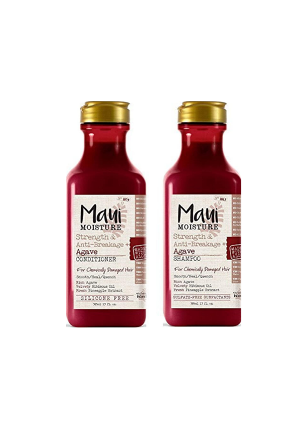 Agave Nectar Shampoo and Conditioner Strengthens Hair and Prevents Breakage