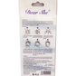 Peach facial hair removal patches, 20 pieces per box