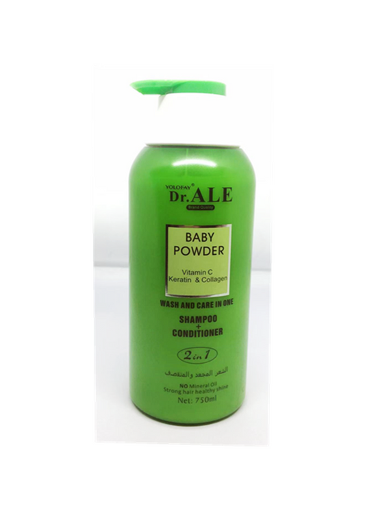 Vitamin C, Keratin and Collagen, Shampoo 2 and 1, 750 ml