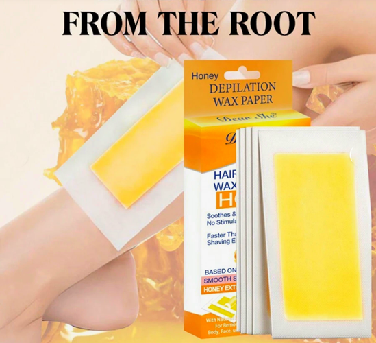 Honey Hair Removal Wax Strips, 1 box - 20 pieces