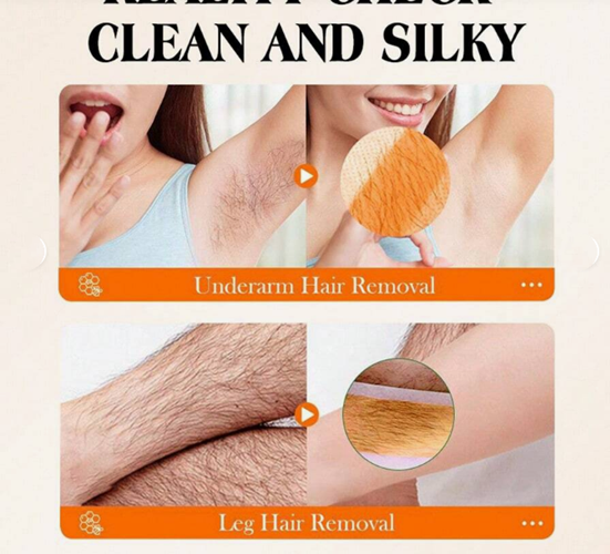 Honey Hair Removal Wax Strips, 1 box - 20 pieces
