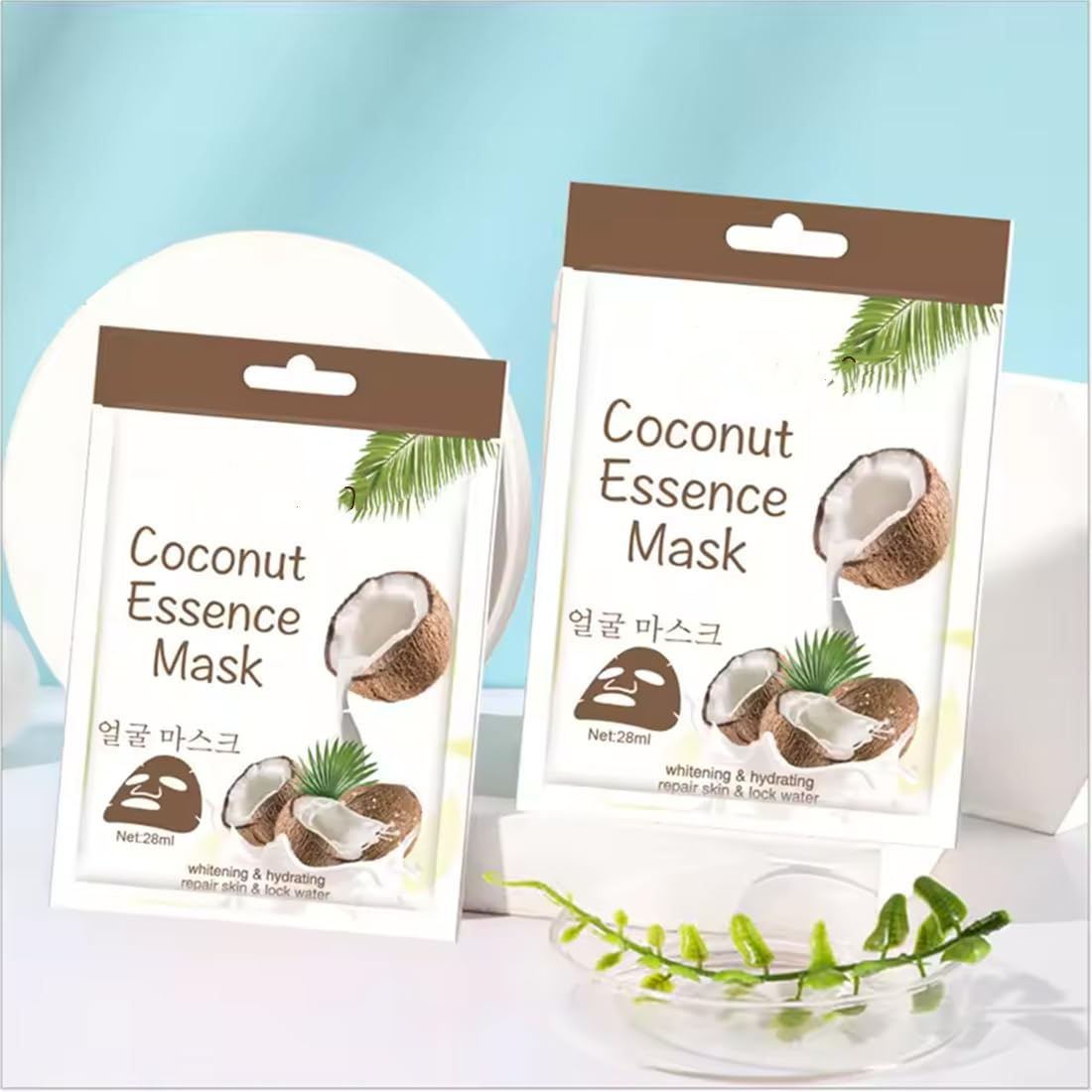 Coconut Essence Moisturizing Mask, 28g per piece