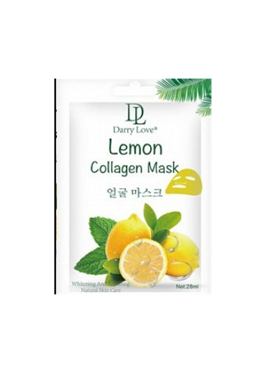 Natural Fruit Lemon Collagen Mask, 28g per piece