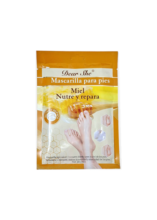 Honey Exfoliating Moisturizing Foot Mask, 1 Pair - 40g