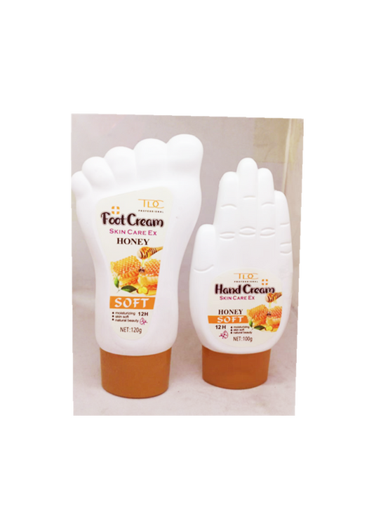 Honey Hand and Foot Cream Moisturizing Set (100g + 120g)