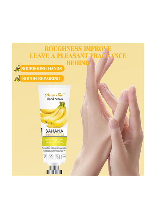 Banana Fragrance Whitening Moisturizing Hand Cream, 80g