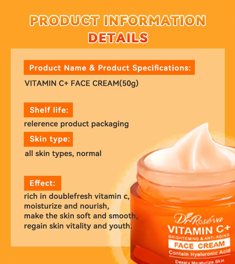 Anti-Aging, Spot-Lightening and Moisturizing Brightening Cream, 50g