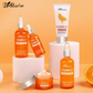 Vitamin C + Hyaluronic Acid Complex, Amino Acids, Brightening and Anti-Aging, Face 5-in-1 Skincare Set