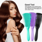 Women's head massage comb hair styling comb, 4 colors available