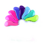 Curved hair comb with handle, random color, one