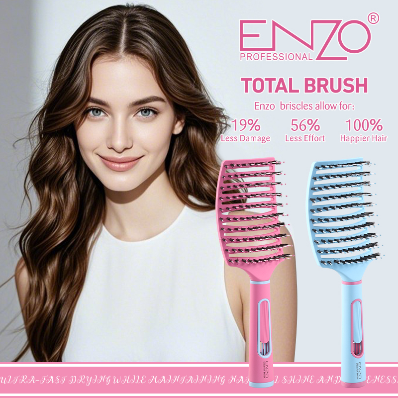 ENZO High Quality Nylon Ribbed Hair Comb