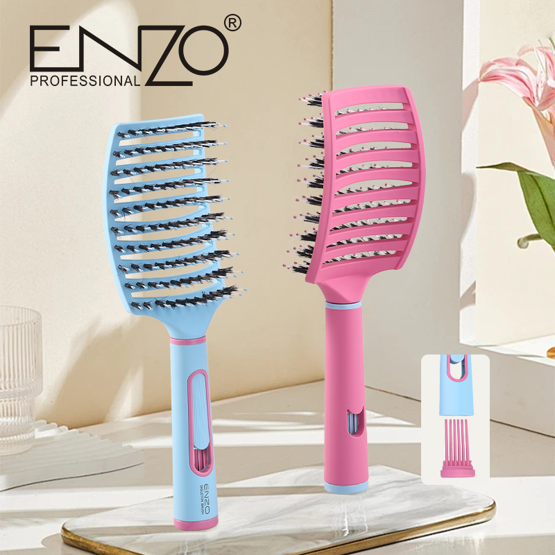 ENZO High Quality Nylon Ribbed Hair Comb