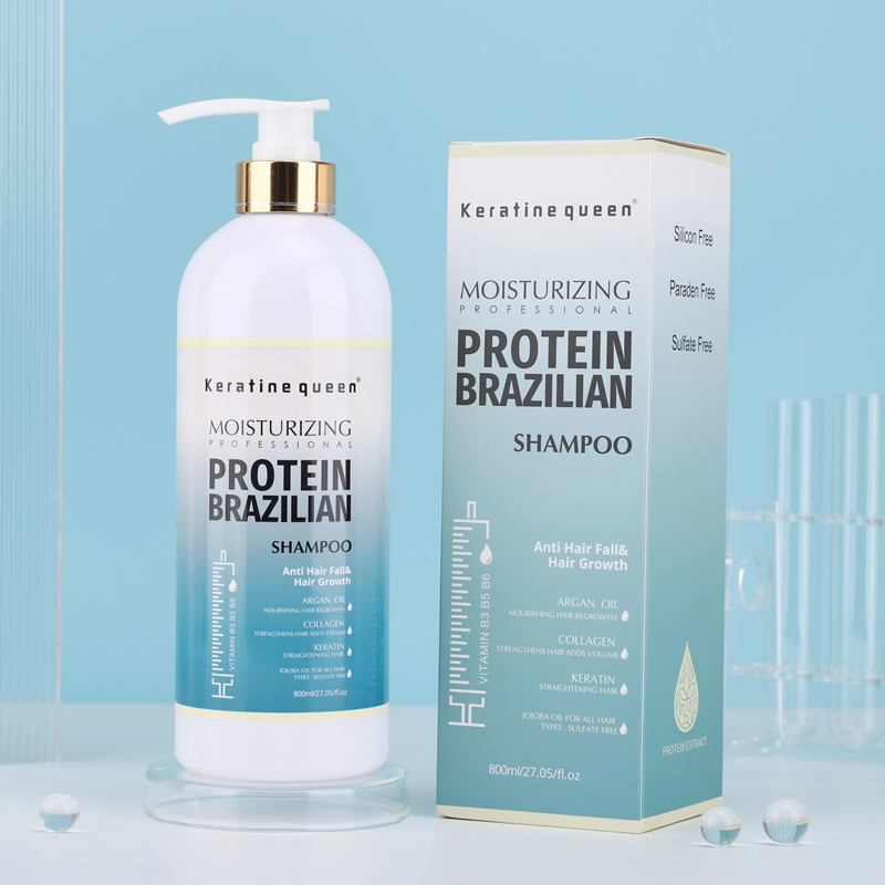 Anti-Hair Loss Moisturizing Protein Brazilian Shampoo Set, 4 Bottles