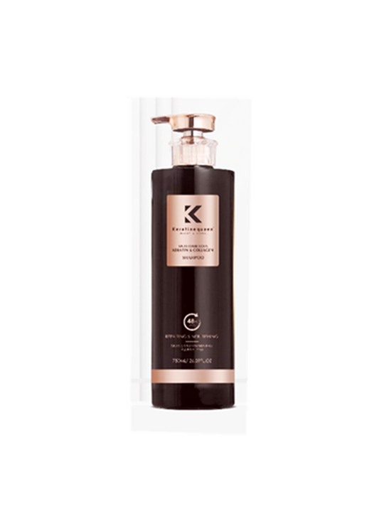 Keratin and Collagen Queen Shampoo to prevent hair loss, 750 ml