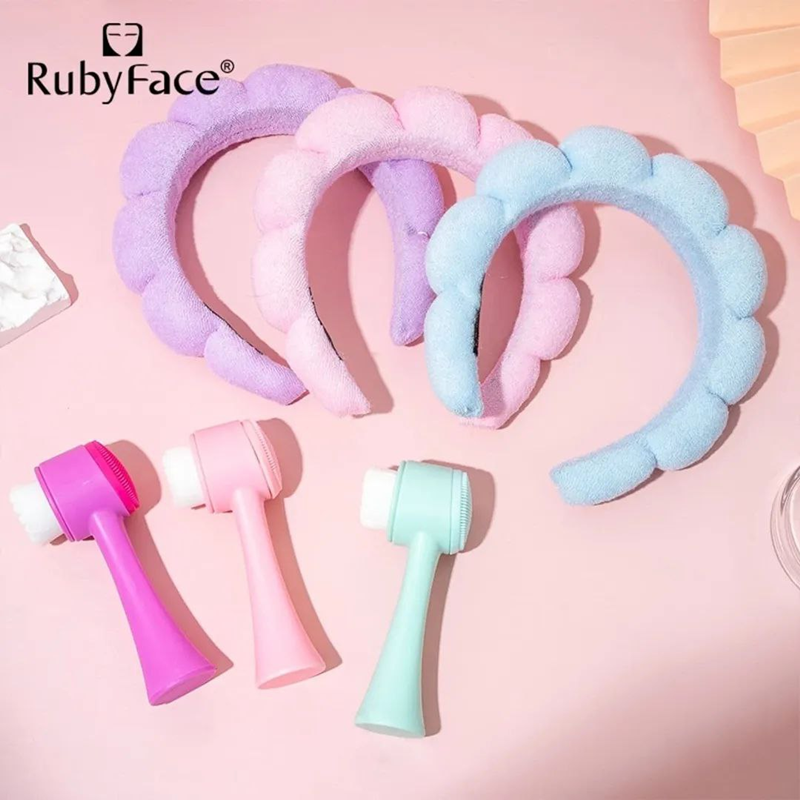 Cotton Spa Headband Set, 3 Colors Available