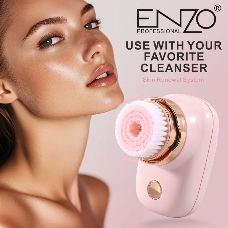 ENZO EN-209 6-in-1 Facial Cleansing Brush, ABS Electric Facial Cleansing Brush, Deep Cleansing, Exfoliation, Massage