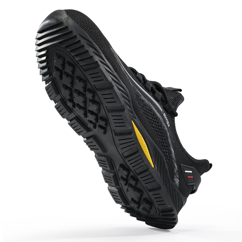 GUYISA SPORT Safety Shoes - Lightweight Steel Toe Work Sneakers for Men