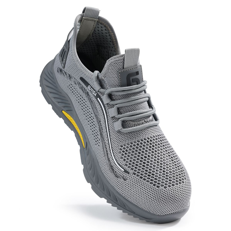 GUYISA SPORT Safety Shoes - Steel Toe Lightweight Work Sneakers for Men