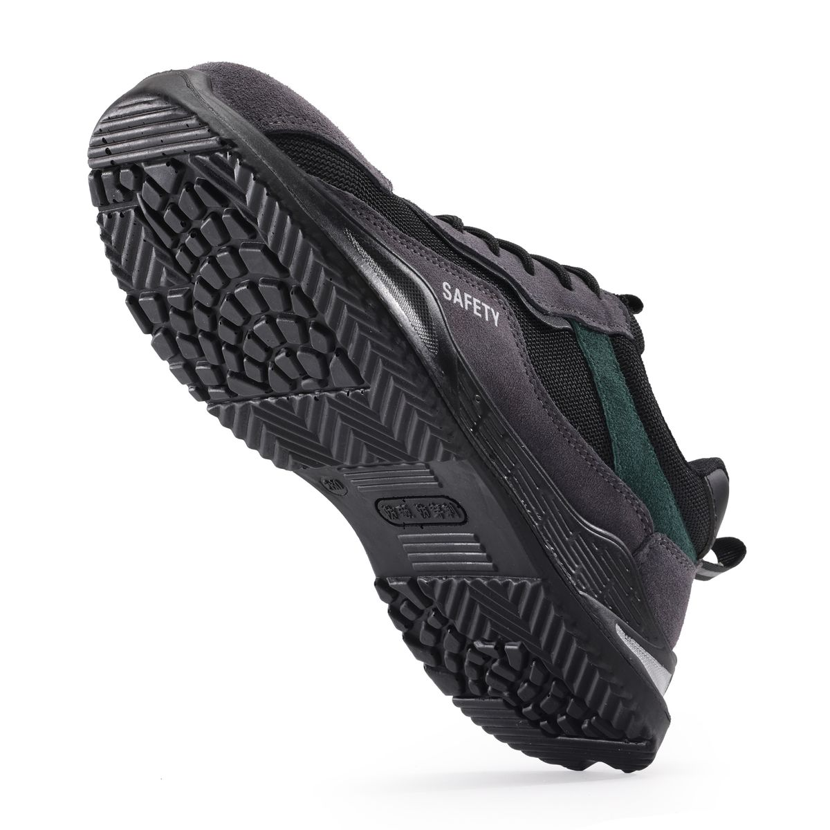 GUYISA Safety Shoes - Steel Toe, Slip-Resistant & Lightweight Work Footwear