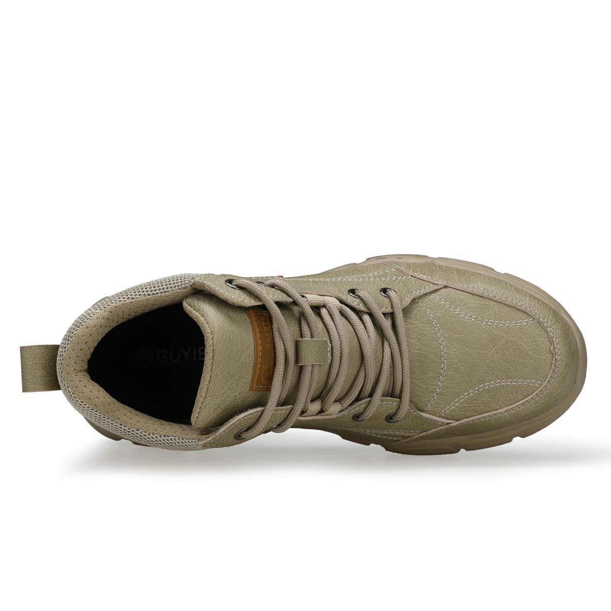 GUYISA Steel Toe Safety Shoes - Lightweight, Slip-Resistant Work Shoes