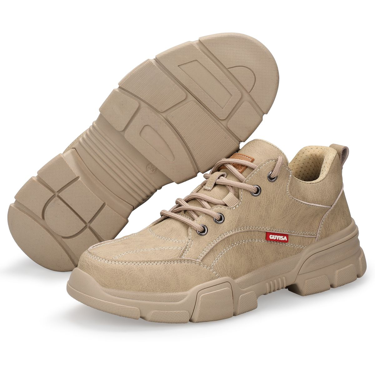 GUYISA Lightweight Steel Toe Safety Shoes - Slip-Resistant Industrial shoes