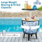 Ekko 3-in-1 extendable tabletop ice bucket, perfect for backyard parties