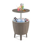 Ekko 3-in-1 extendable tabletop ice bucket, perfect for backyard parties