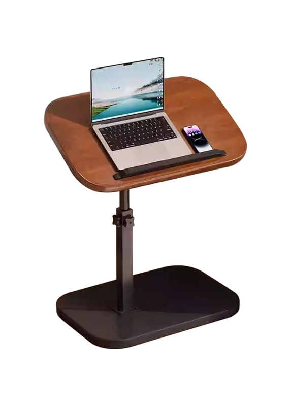 TOXIYA Multifunctional Large Desktop C-Shaped Laptop Stand & Coffee Table
